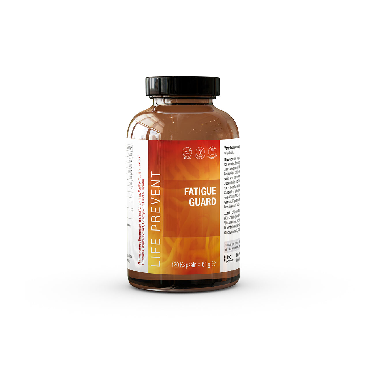 Mikronährstoffe unterstützen die Erschöpfungsprävention Stärkung bei Erschöpfung, Abgeschlagenheit und innerer Leere: Fatigue Guard von Life Prevent