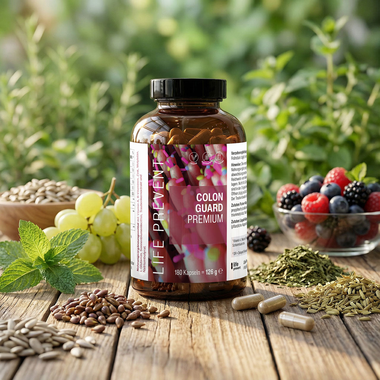 Die komplexe Formel für Ihre Darm-Gesundheit Colon Guard premium