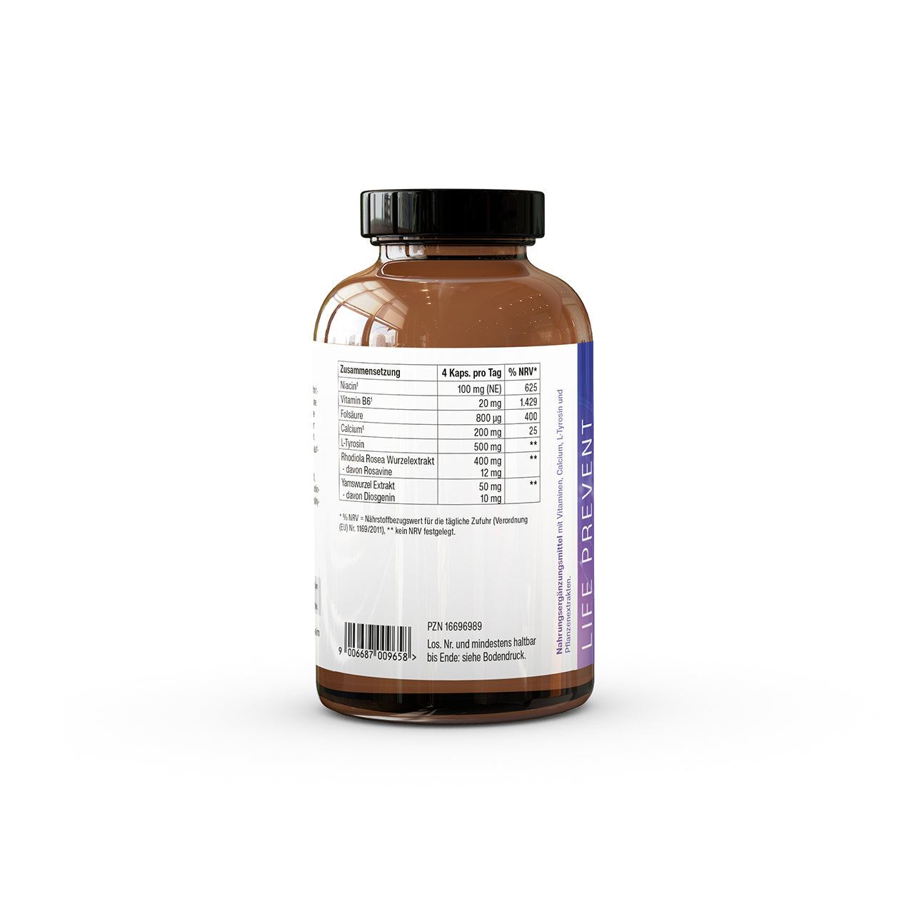 Mikronährstoffe für eine optimale Stressprävention Zur Ruhe kommen, Stress reduzieren und entspannen: Stress Guard von Life Prevent